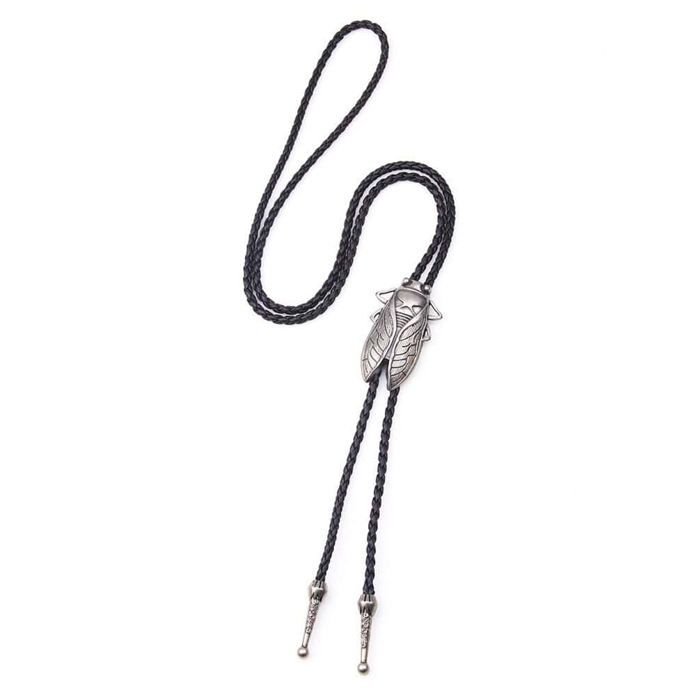 Leather Boot Lace Cicada Bolo Tie | Outlaws Revenge